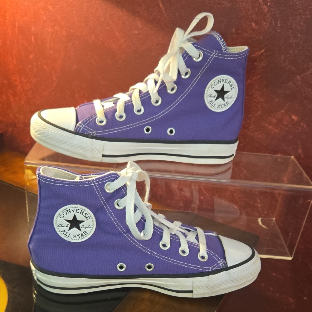 Converse Chuck Taylor All Star Hi Electric Purple 137833F Men Size 3 Unisex